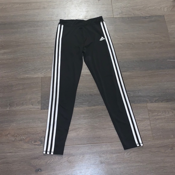 Adidas Black Athletic Leggings - Picture 4 of 5